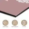 Tros - Druiven - Illustratie - Bladeren aluminium wit klein -closeup_NL