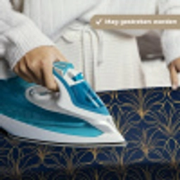 Deco - Waaier - Blauw Wandkleed katoen klein 269 -sfeer9