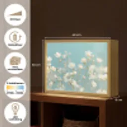 Stängel – Blumen – Luft – Weiß Light Box met batterij (Wandlamp) middel -USP_websiteoverzichtNL