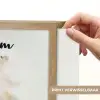 Paard - Bloemen - Natuur - Waterverf - Dieren Light Box met batterij (Wandlamp kind) middel -USP_websiteprintNL