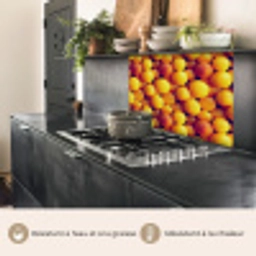 Vrucht - Waterdruppels - Oranje keuken achterwand 2 middel 865 -usp_FR
