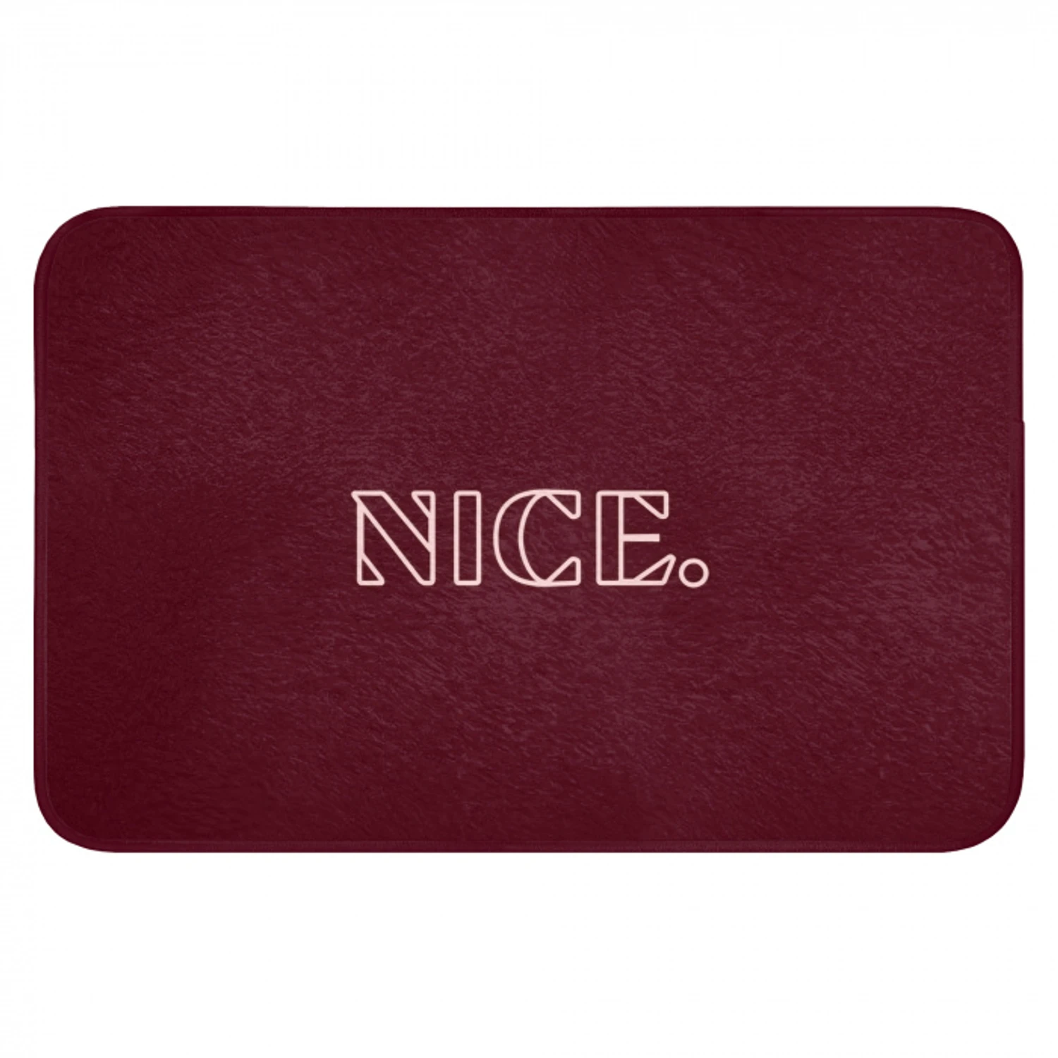 Bordeaux - Nice - minimalistisch Badmat klein -3d