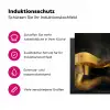 Golven van Goud en Schaduw Inductie beschermer vinyl 3mm middel -zzzzzzz-lf-ups