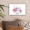 Moskee - Eid Mubarak - Suikerfeest - Kleurrijk - Ramadan - Islamitische canvas 2cm klein -sfeer1