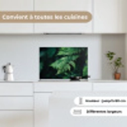 Varenblad - Groen - Structuur - Wazig keuken achterwand spatscherm klein -sfeer4_FR