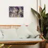 Goud - Paars - Marmer tuinposter los doek klein -sfeer7