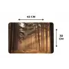 Bos - Mist - Zonlicht Placemat vinyl groot -specs