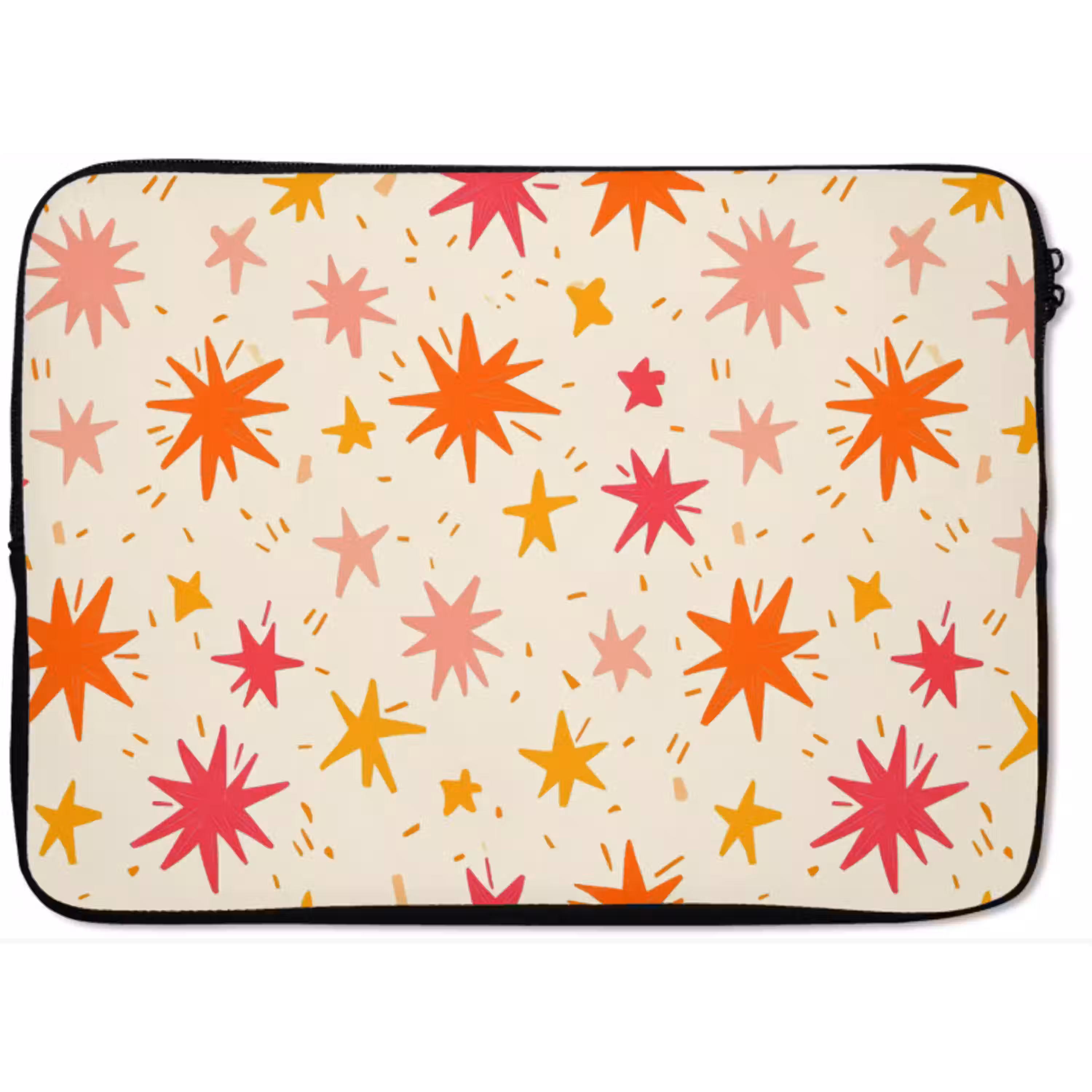 Sterren - Speels - Kleurrijk laptophoes neopreen klein 279 -zkaufland3dotto