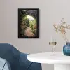 Doorkijk - Landschap - Bloemen - Tuinboog - Natuur fotolijst zwart zonder passe partout klein -sfeer4