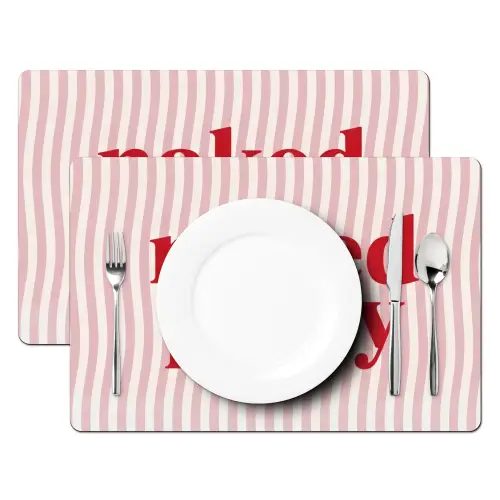 Tekst - Modern - Strepen Placemat vinyl groot -zzsfeer2_Kitchenyeah-website