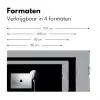 Golfbal - Minimalistisch - Wit Muismat XXL klein -sfeer5