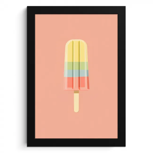 Waterijsje - Pasteltinten - Minimalistisch KitchenYeah - Keuken - Fotolijst klein -3d