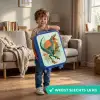 Sluipende jager met bladeren Kinderkoffer - Blauw klein -sfeer2_NL