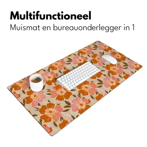Bloemen - Motief - Retro Muismat XXL klein 681 -sfeer4