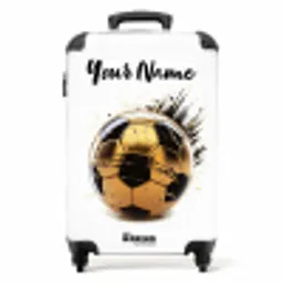 Gouden goalzoeker NBS - Handbagage koffer - Kinderen Unisex middel -productfoto_recht