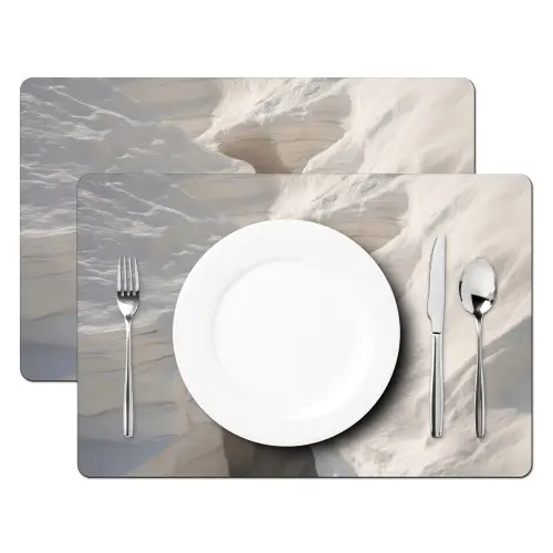 Kloof - Wit - Sneeuw Placemat vinyl groot -zzsfeer2_Kitchenyeah-website