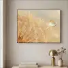 Paardenbloem - Water - Natuur - Planten - Modern Textielframe zwart klein -sfeer2