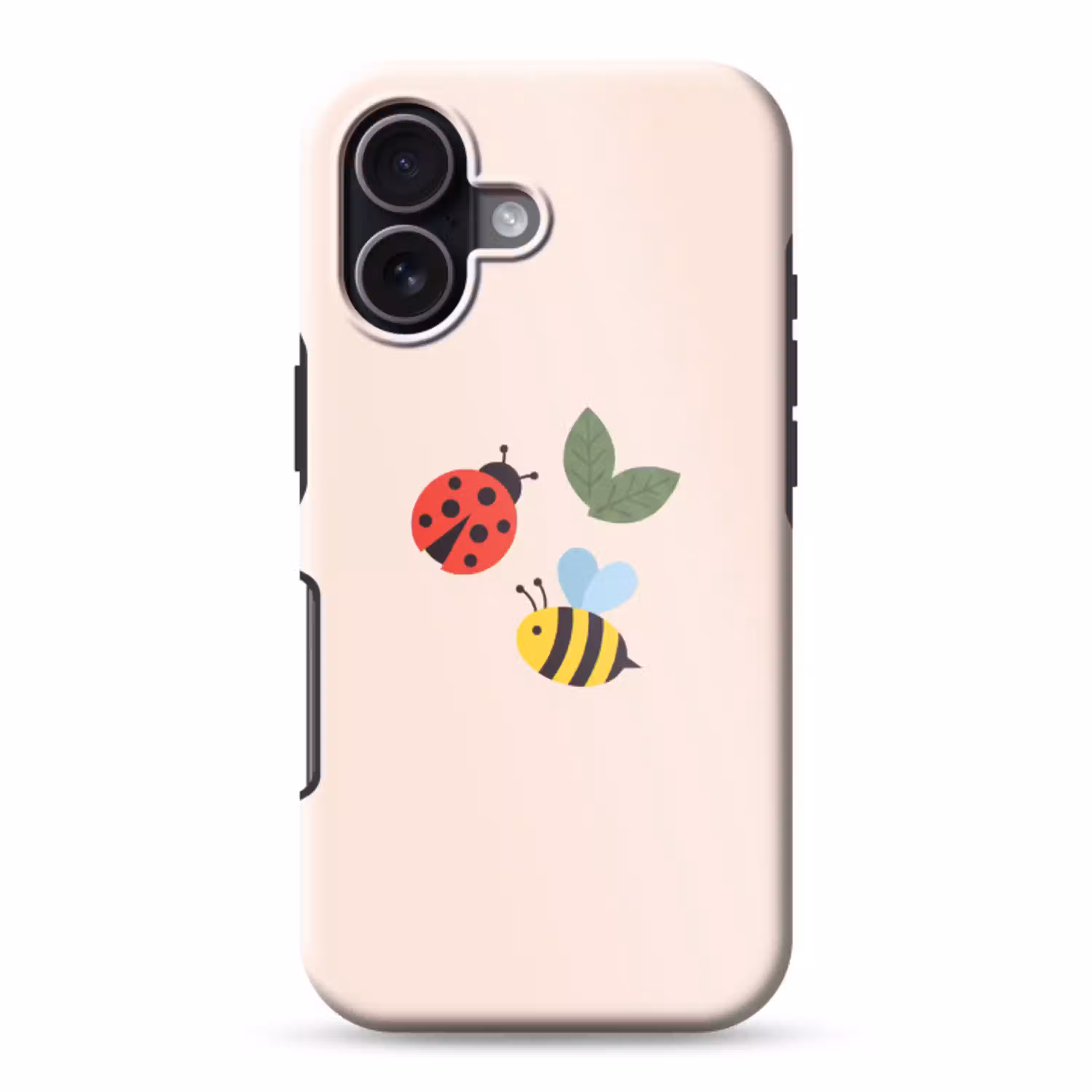 Insect - Blad - Natuur - Speels - Illustratie Toughcase MagSafe Apple iPhone 17 klein -3d