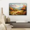 Landschap - Illustratie - Natuur canvas 2cm klein -sfeer6