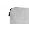 Oppervlakte - Textuur - Grijs laptophoes neopreen klein 279 -detail