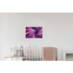 Abstract - Swirl - Futuristic - Neon Muursticker klein -kinderkamer