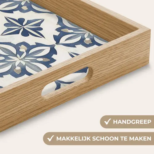 Tegels - Spaans - Patronen - Keramiek Dienblad Rechthoek middel -USP_HandgreepNL