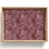Bladeren - Patroon - Paars Dienblad Rechthoek middel 911 -z3d_shopping