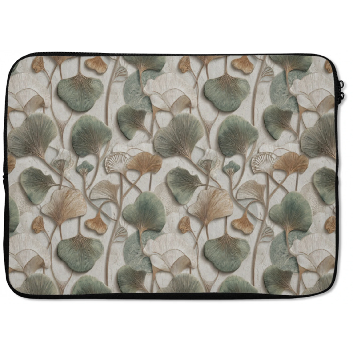 Elegant - Bladeren - Groen laptophoes neopreen klein 279 -zkaufland3dotto