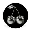 Kers - Luxueus - Metallic Wandcirkel aluminium klein -3d
