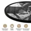Paard - Sport - Zwart - Wit Fotolijst rond zonder passe partout klein -closeup_FR
