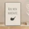 Vlees - Minimalistisch - Beige - Quote canvas 2cm klein -sfeer1