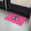 Minimalistisch - Oog - Roze Deurmat klein -sfeer2