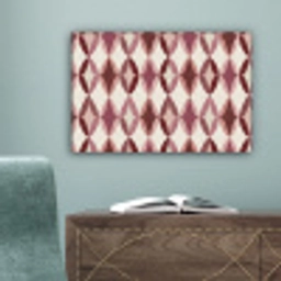 Ovaal - Textuur - Roze canvas 2cm klein 34 -sfeer4