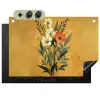 Bladeren - Boeket - Bloemen - Geel Inductie beschemer met haakjes klein -3d
