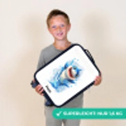 Haai - Tanden - Water Kinderkoffer - Zwart klein -sfeer4_DE