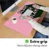 Tekst - Grafisch - Groen - Schaduw Muismat XXL klein -sfeer3