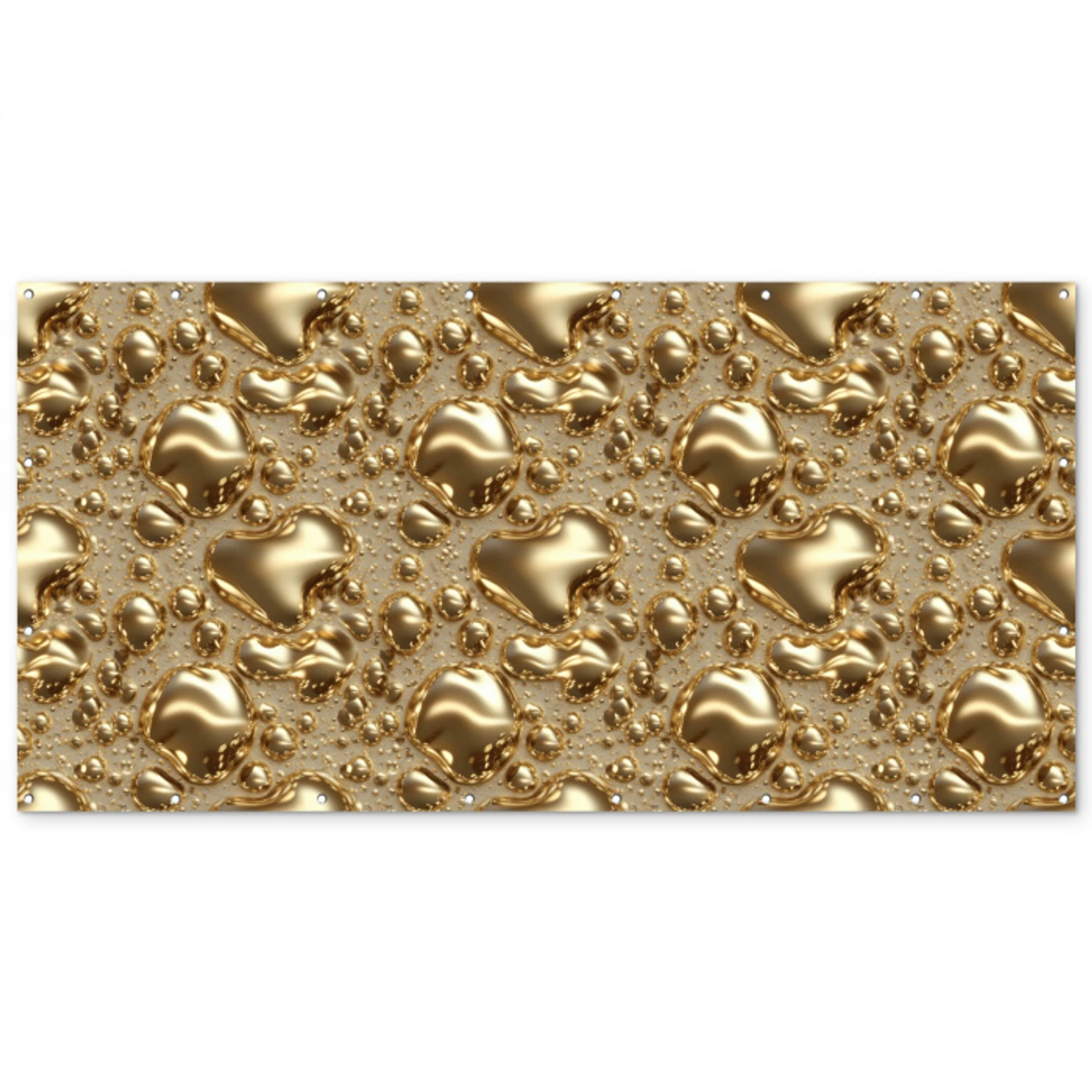Druppels - Organisch - Goud Balkonbeschermer Duitsland klein 596 -zz_3d
