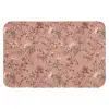 Botanisch - Bloemen - Roze WCmat klein 1009 -3d