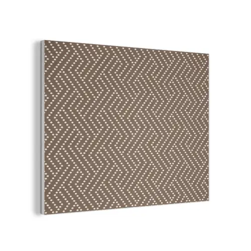 Stippen - Bruin - Beige - Patroon PET vilt klein 837 -3d