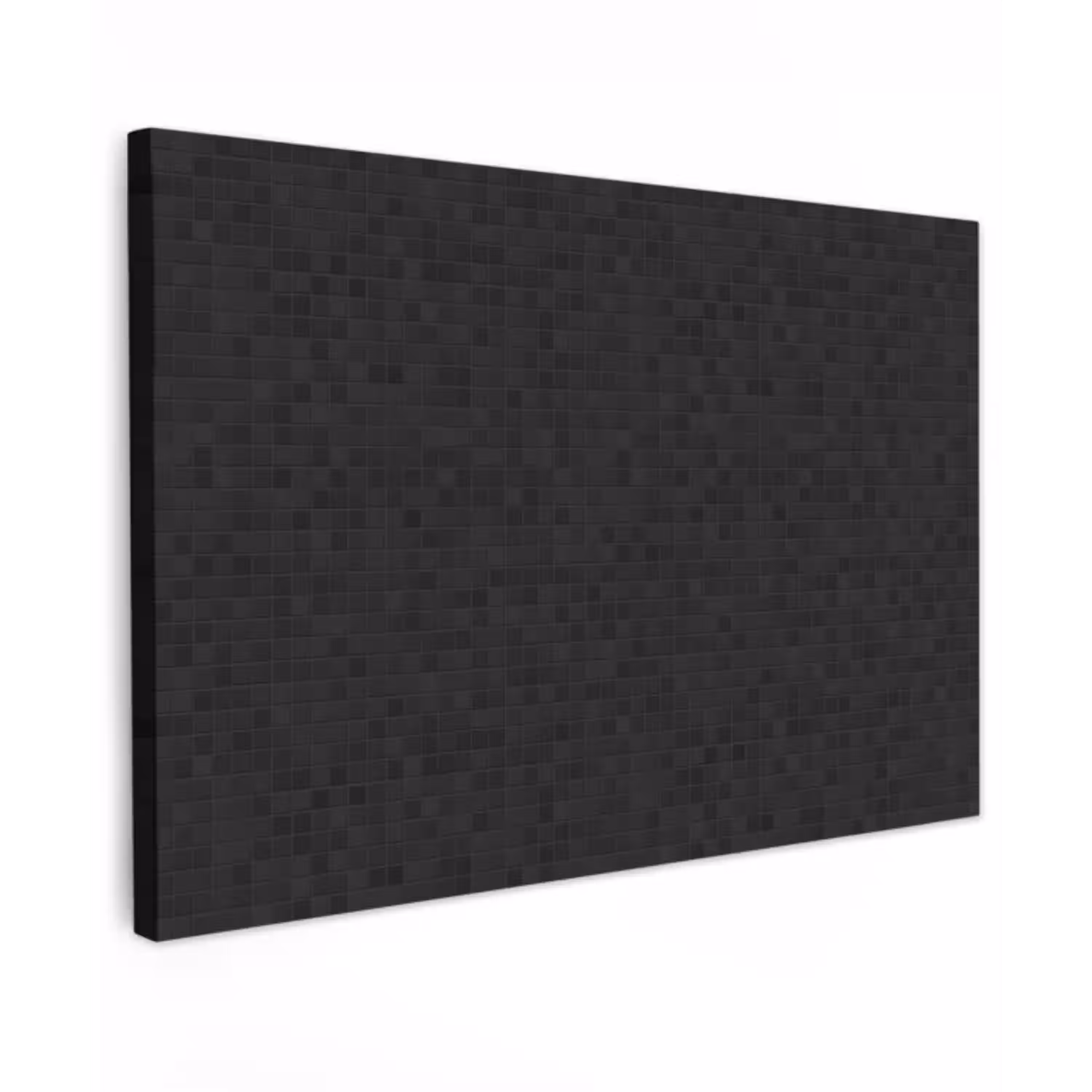 Mozaïek - Patroon - Antraciet - Zwart canvas 2cm klein 34 -z3d