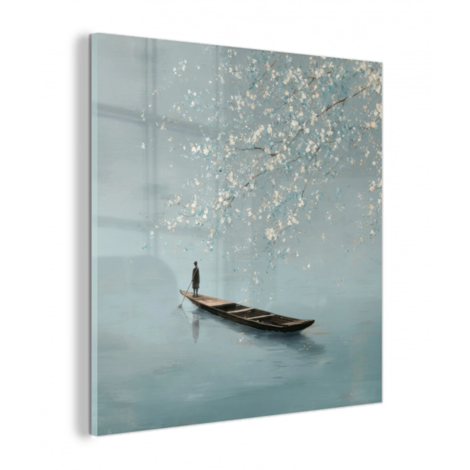 Bloesems - Minimalistisch - Wateroppervlak - Boot plexiglas 5mm klein -z3d