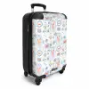 Zomers illustraties kleurrijk NBS - Handbagage koffer - Kinderen Unisex middel -productfoto_3d