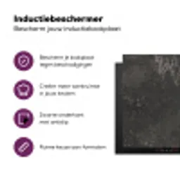 Verleden in Beton Geëtst Inductie beschermer vinyl 3mm klein -zzzzzzz-cc-usp