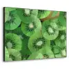 Kiwi - Groen - Pitten Textielframe zwart klein -3d