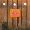 Discoballen - Kers - Spiegels - Roze tuinposter los doek klein -sfeer1