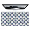 Symmetrisch - Palm - Blauw Muismat XXL klein 681 -zzz3d