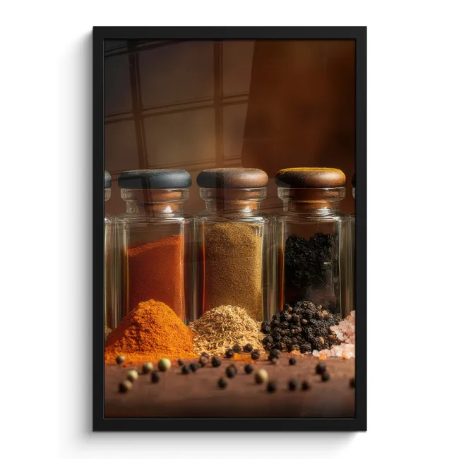 Photo Frame - Jars - Herbs - Spices - Grains