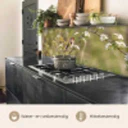 Putter - Bloesem - Lente - Natuur - Kleurrijk keuken achterwand 2 middel -usp_NL