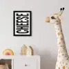 Zwart - Vintage - Cheese - Japandi fotolijst zwart zonder passe partout klein -usfeer4_kinderkamer