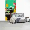 Vrouw - Keuken - Katten - Doorkijk fotobehang vinyl groot -slaapkamer